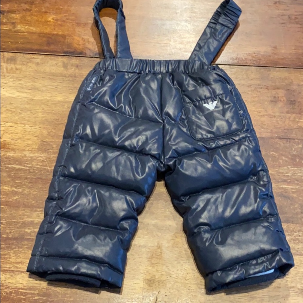 Armani Baby snow pants navy size 3 months nwot
